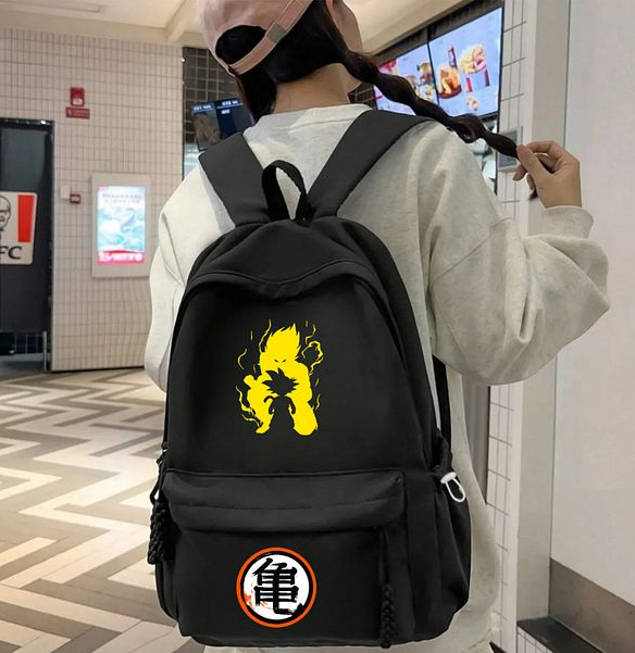 ESC BUTİK Anime Dragon Ball Baskılı Unisex Okul Sırt Çantası