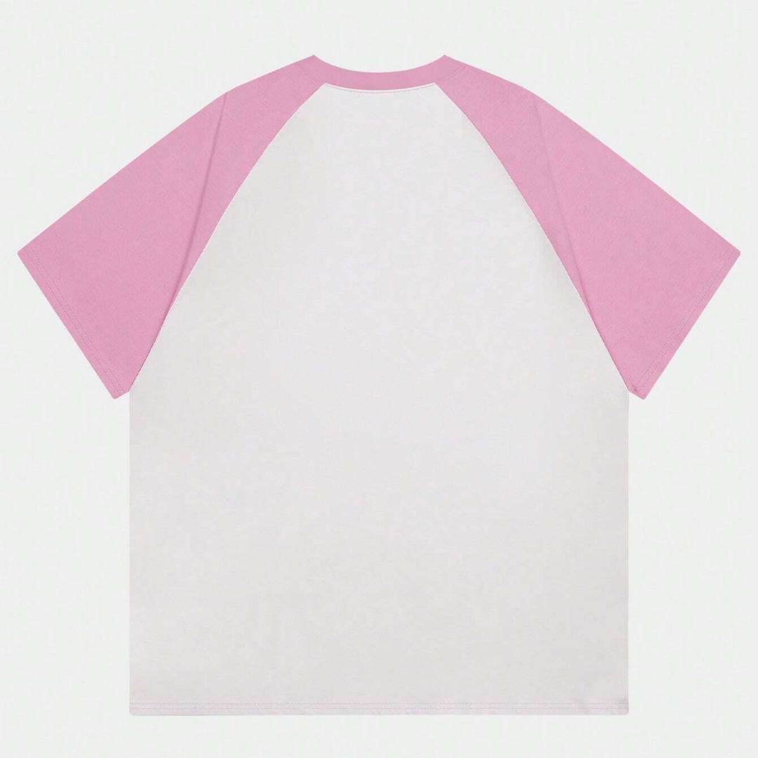 ESC BUTİK Beyaz Unisex Pembe Reglan 911 GT3 T-Shirt