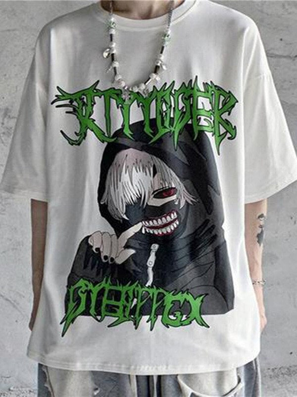 Anime Tokyo Ghoul Graffiti Logo Unisex Anime Harajuku T-shirt