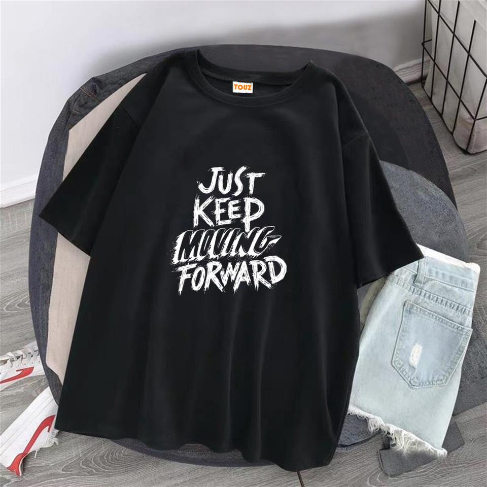 ESC BUTİK 'Just Keep' Siyah Unisex Oversize T-shirt