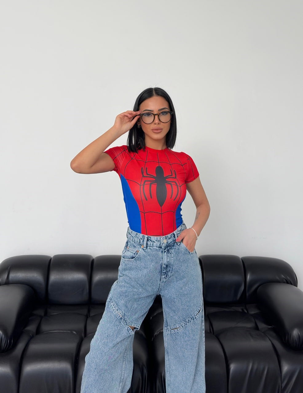Cosplay Retro Red-Spider Body T-Shirt