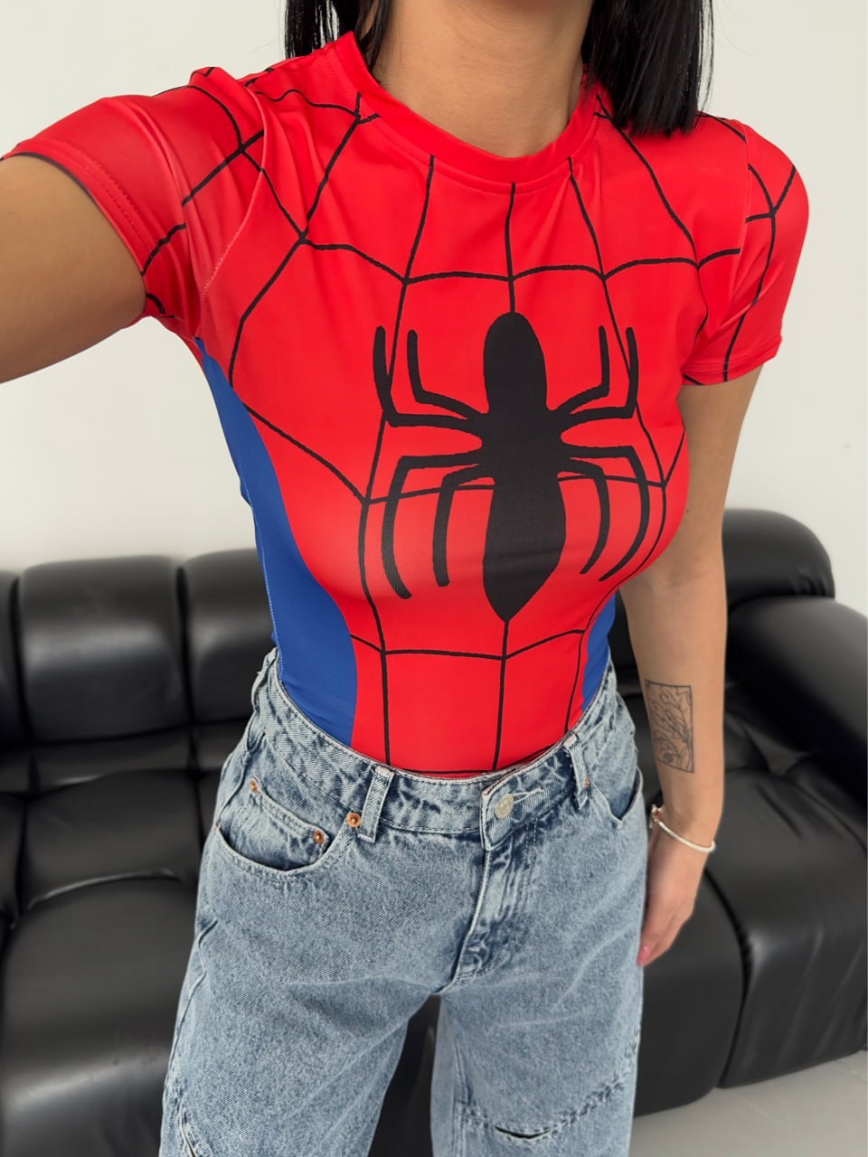 Cosplay Retro Red-Spider Body T-Shirt
