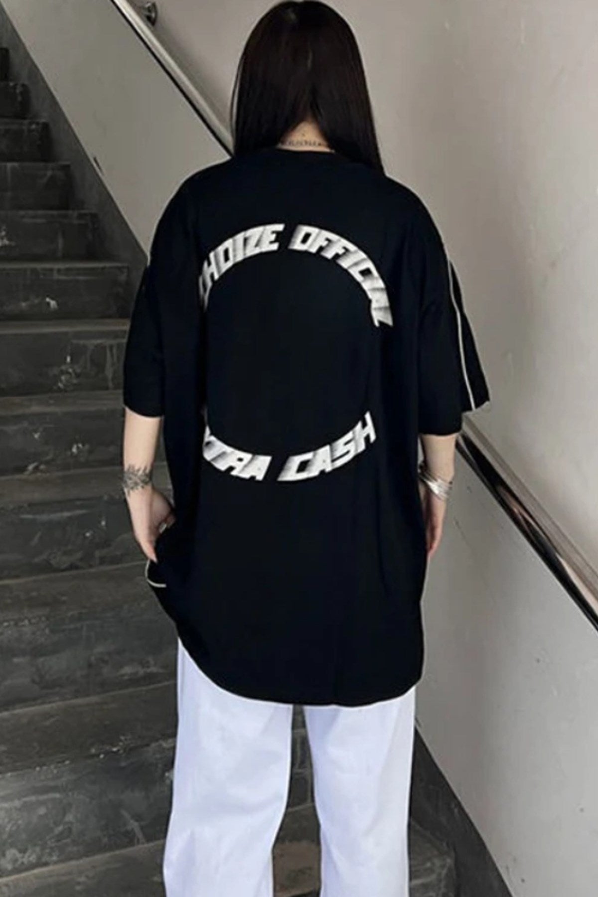 Outdoor Siyah Choize Extra Cash Jersey Unisex T-Shirt