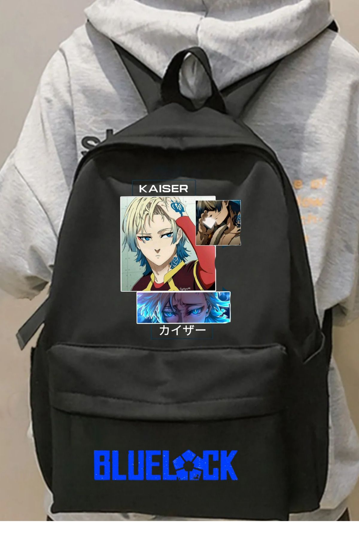 ESC BUTİK Anime Blue Lock isagi Nagi Baskılı Sırt Çantası