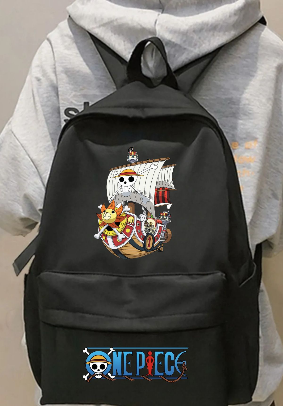ESC BUTİK Anime One Piece Baskılı Sırt Okul Çantası