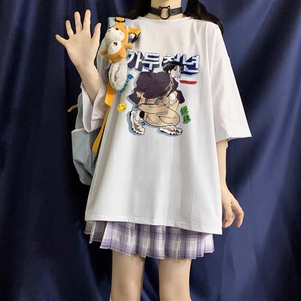 ESC BUTİK Be Fearless Teenager Baskılı Beyaz Unisex Oversize T-shirt