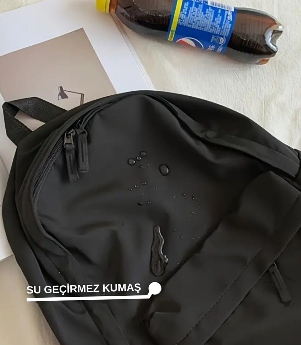 ESC BUTİK Billie Eilish Baskılı Unisex Okul Sırt Çantası