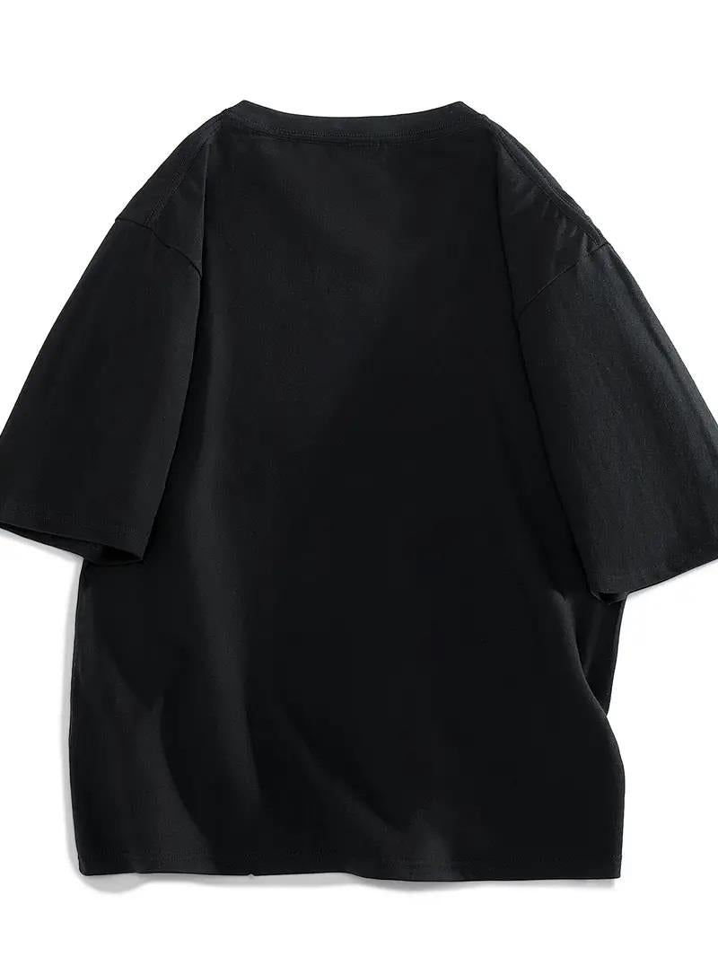 ESC BUTİK Capybara Unisex Siyah Oversize T-shirt