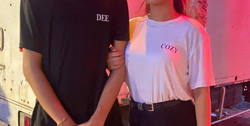 ESC BUTİK Çift Kombini Cute Couple T-Shirt
