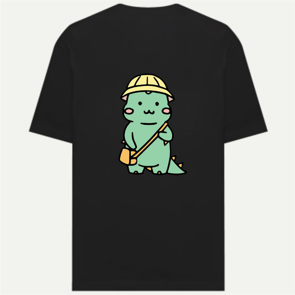 ESC BUTİK Çift Kombini Kawaii Dinosaur T-Shirt