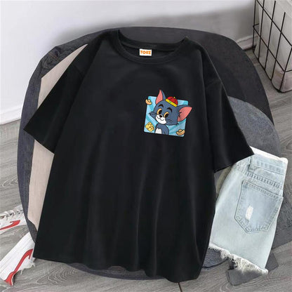 ESC BUTİK Çift Kombini Tom & Jerry T-Shirt