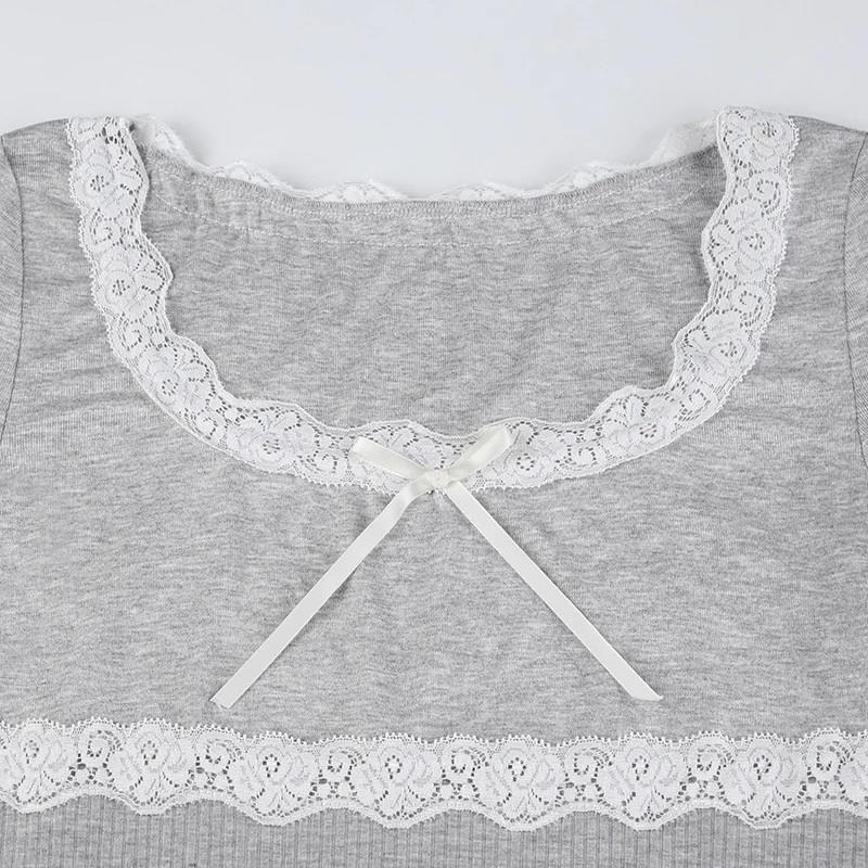 ESC BUTİK Dantel Detaylı Kaşkorse Penye Elbise