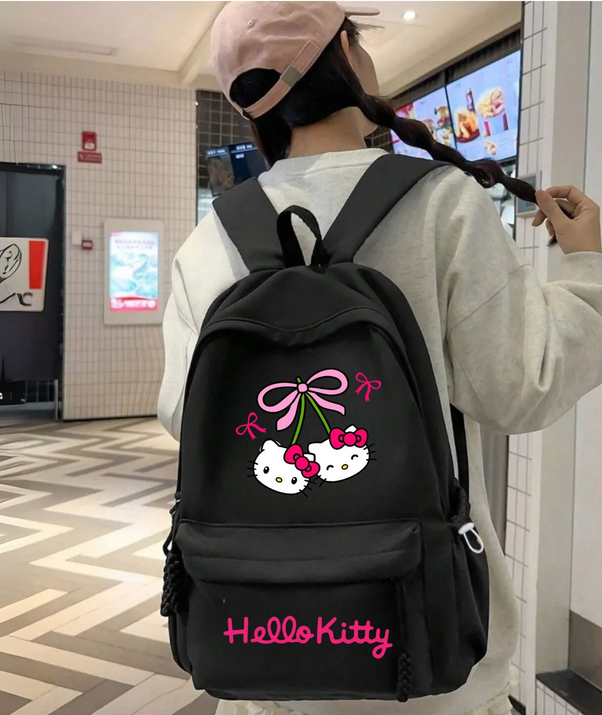 ESC BUTİK Hello Kitty Baskılı Okul, Dershane, Kurs Sırt Çantası