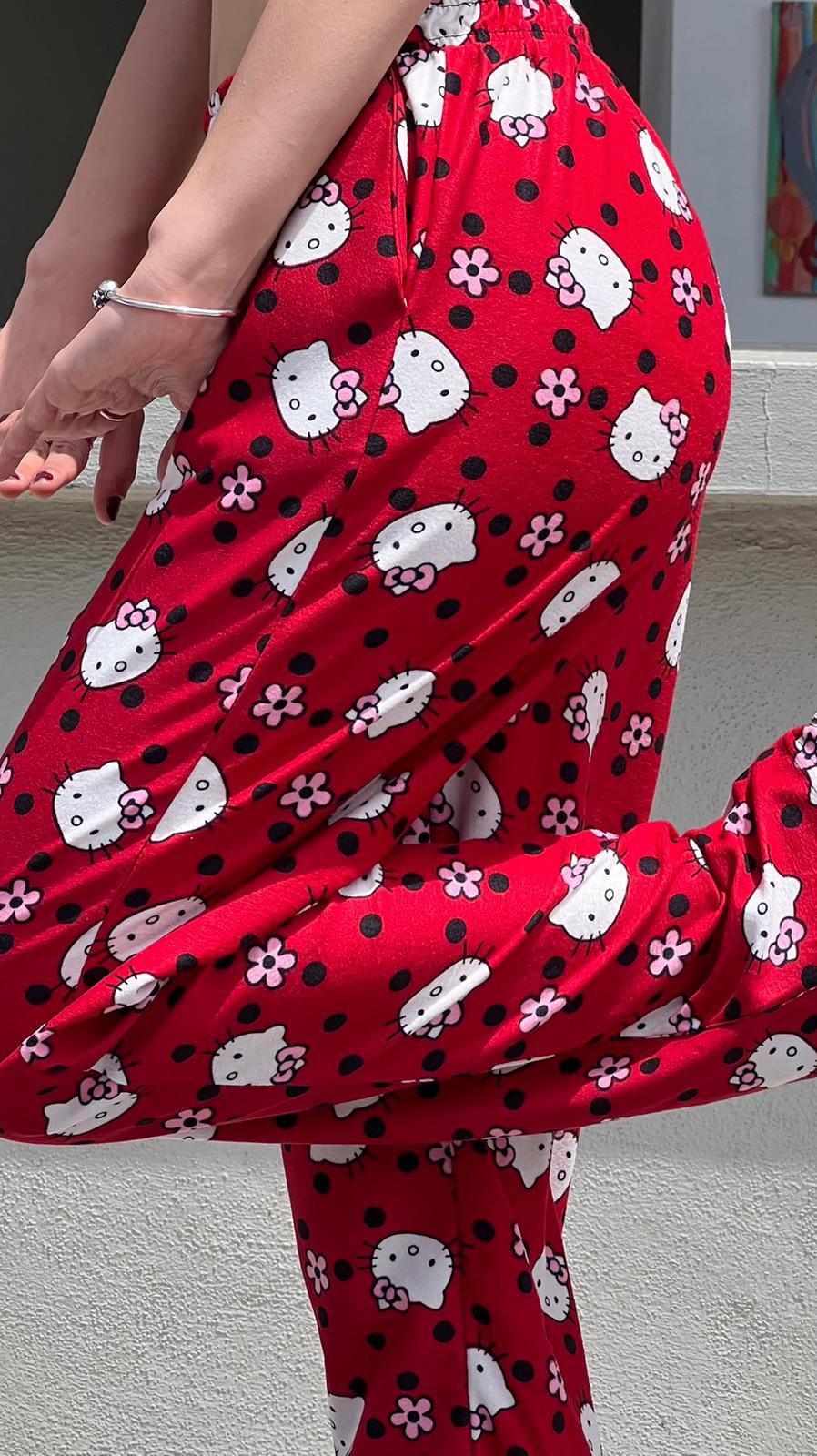 ESC BUTİK Hello Kitty Desenli Eşofman Altı