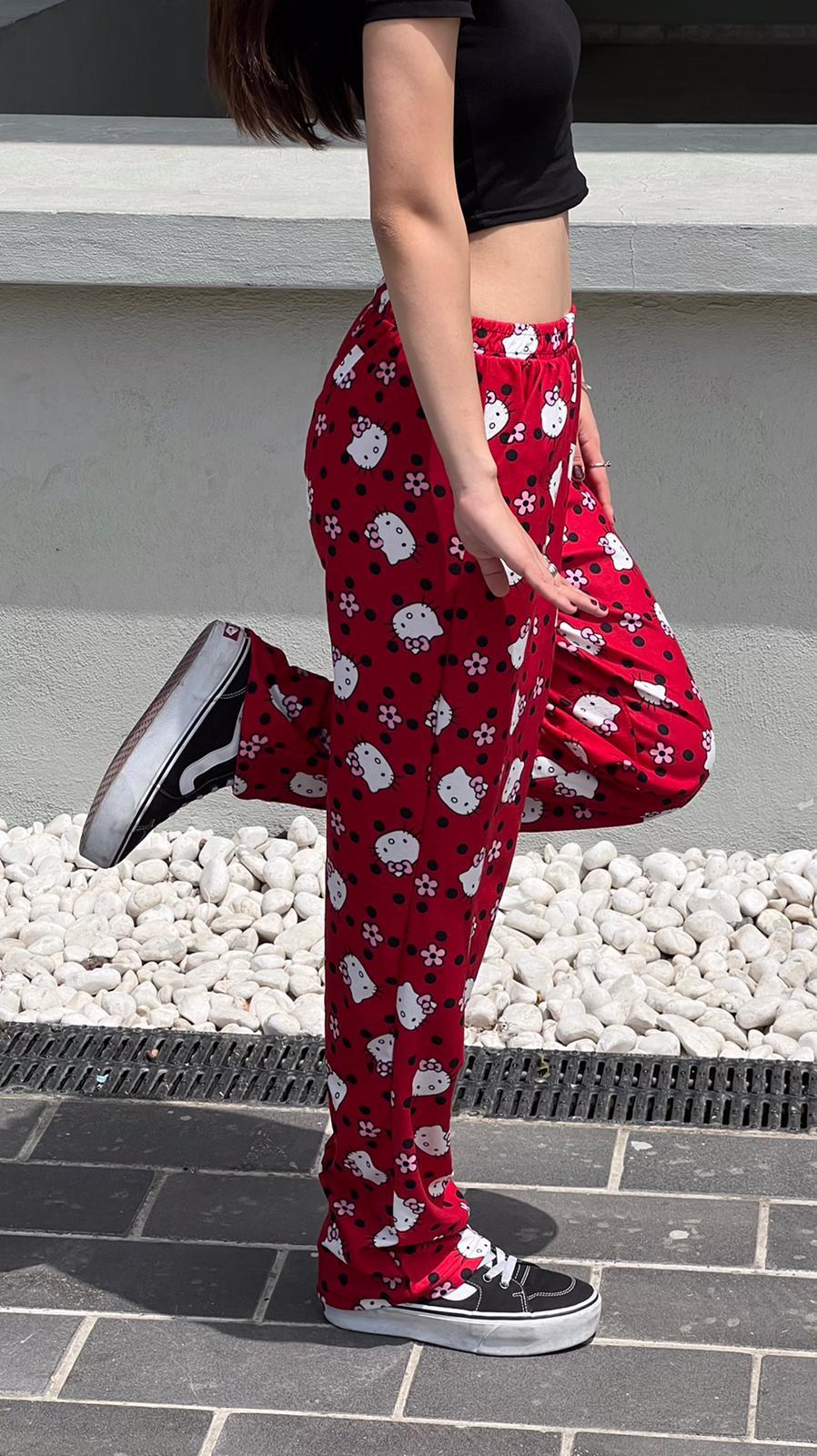 ESC BUTİK Hello Kitty Desenli Eşofman Altı