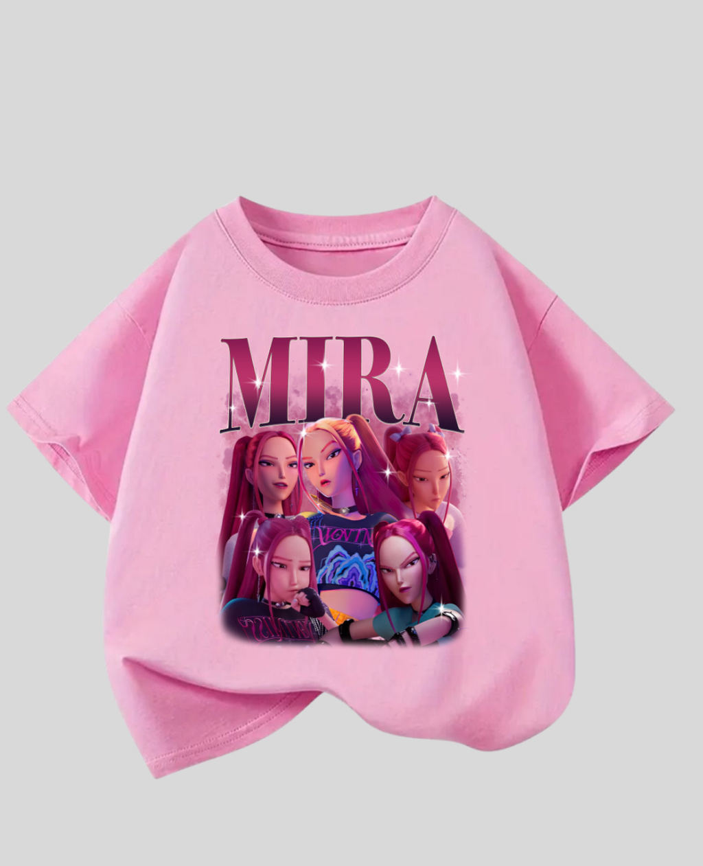 ESC BUTİK KPop Demon Hunterix Kids Design Unisex Oversize T-Shirt