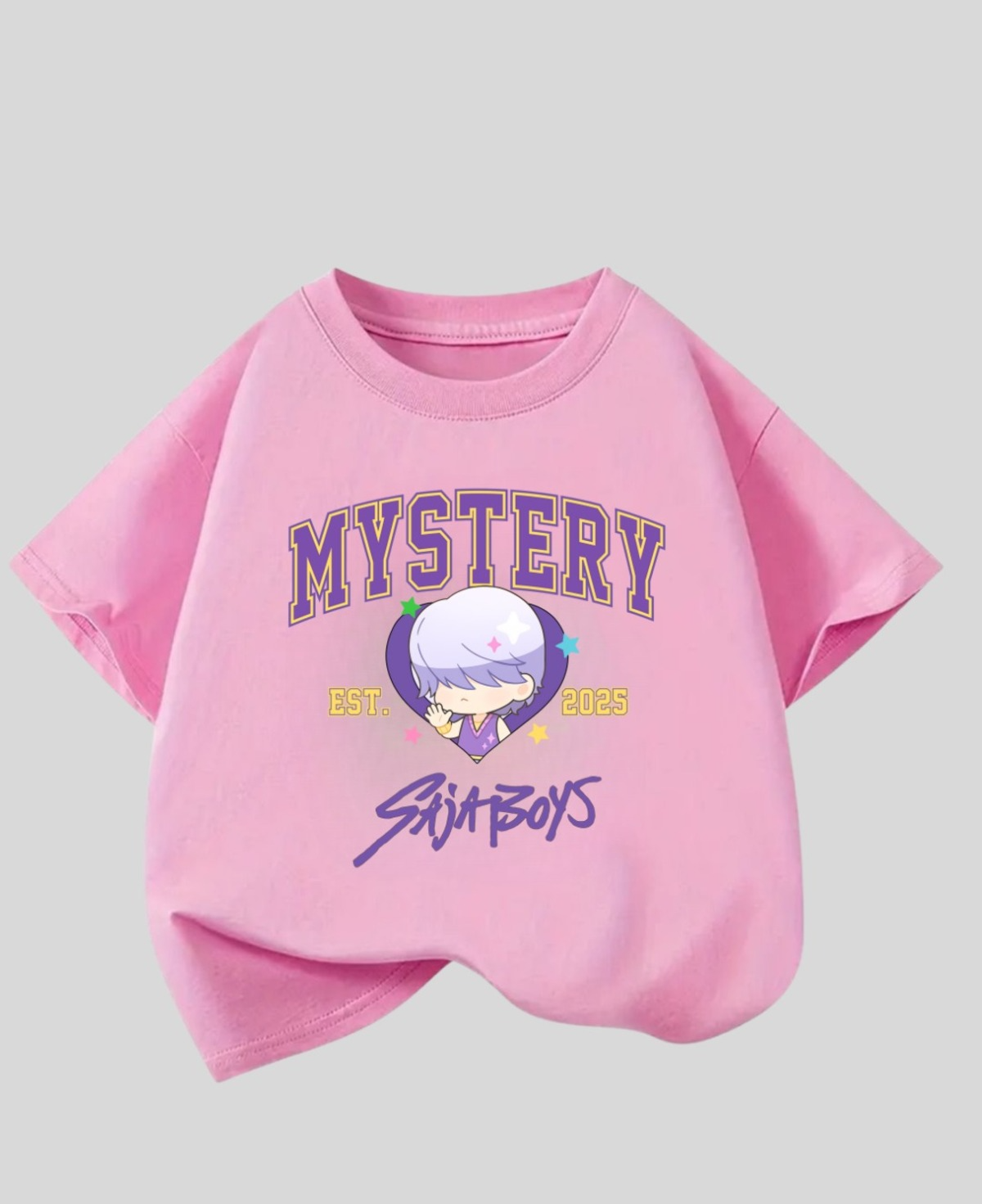 ESC BUTİK KPop Demon Hunterix Kids Design Unisex Oversize T-Shirt