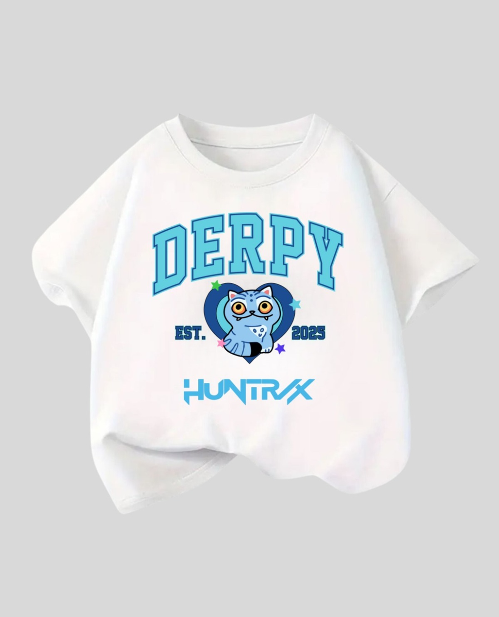 ESC BUTİK KPop Demon Hunterix Kids Design Unisex Oversize T-Shirt