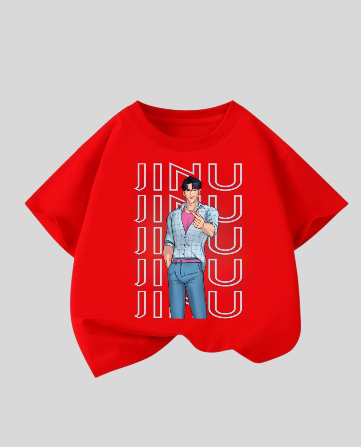 ESC BUTİK KPop Demon Hunterix Kids Design Unisex Oversize T-Shirt