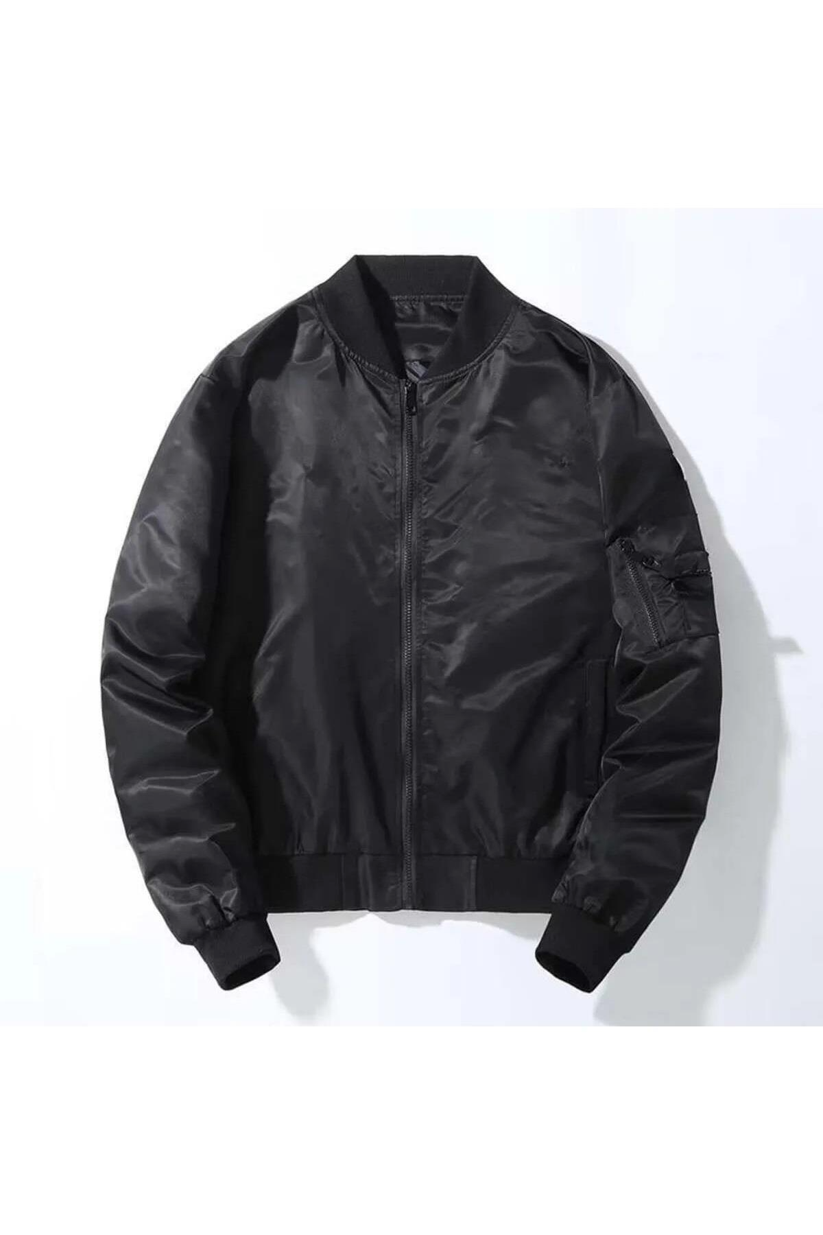 ESC BUTİK Motorbike Baskılı Unisex Bomber Ceket