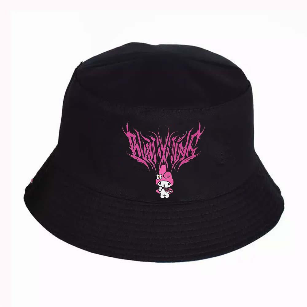 ESC BUTİK My Melody Siyah Bucket Balıkçı Şapka