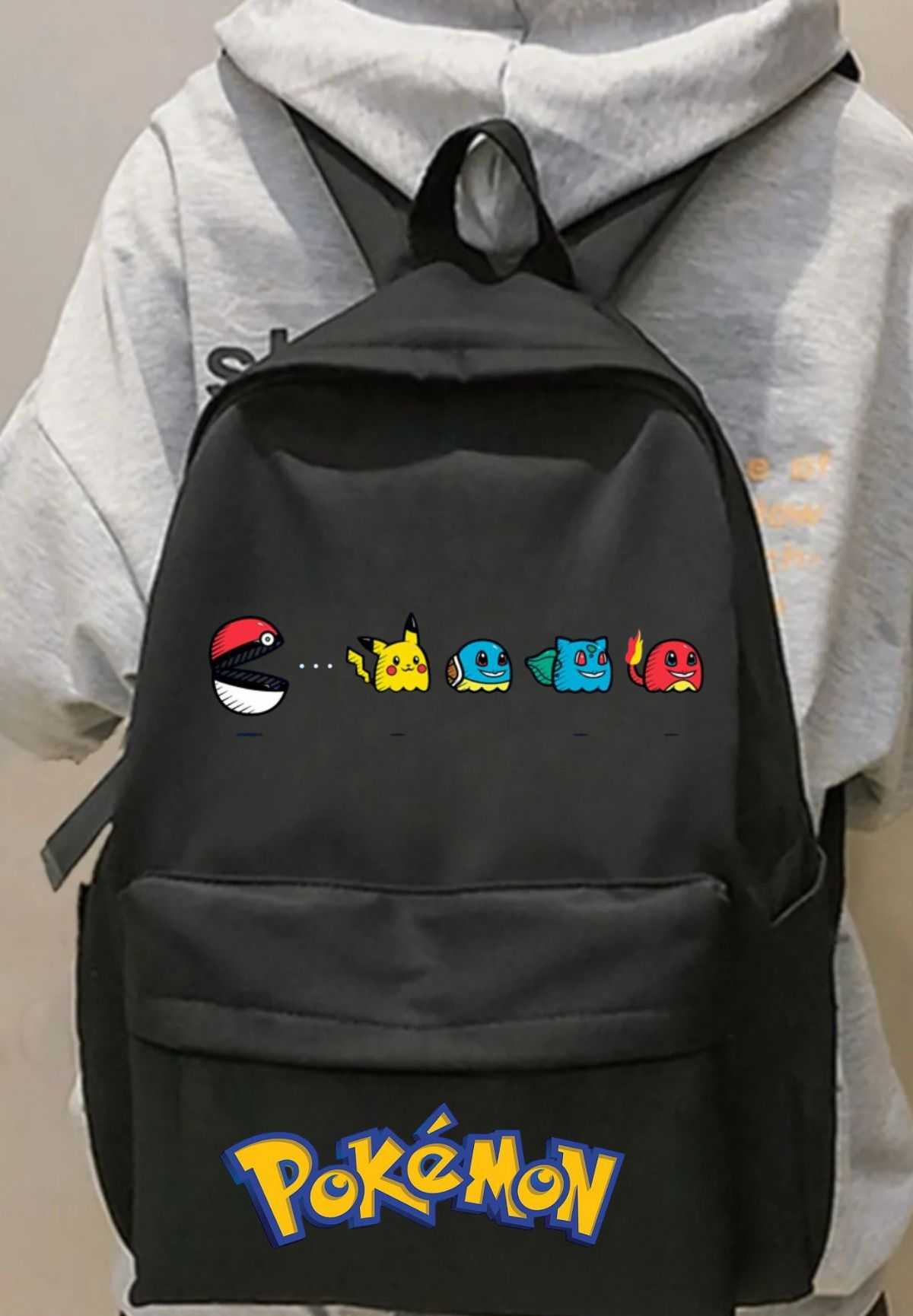 ESC BUTİK Pokemon Pikachu Baskılı Okul, Dershane, Kurs Sırt Çantası