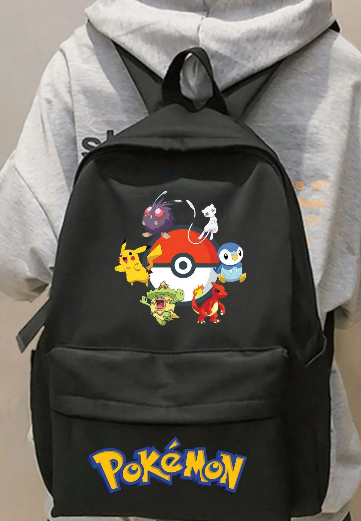 ESC BUTİK Pokemon Pikachu Baskılı Okul, Dershane, Kurs Sırt Çantası