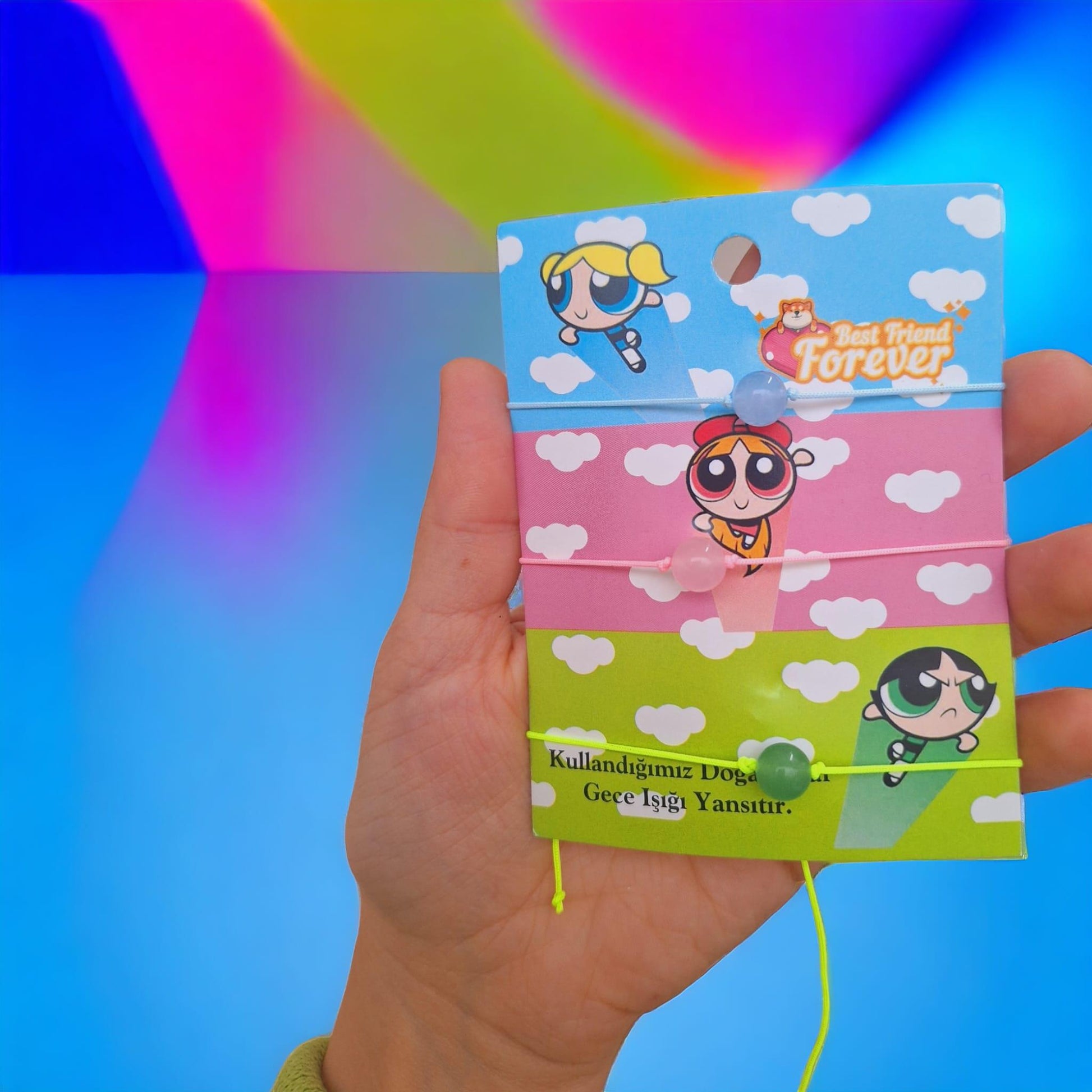 ESC BUTİK Powerpuff Girls 3 lü Bileklik