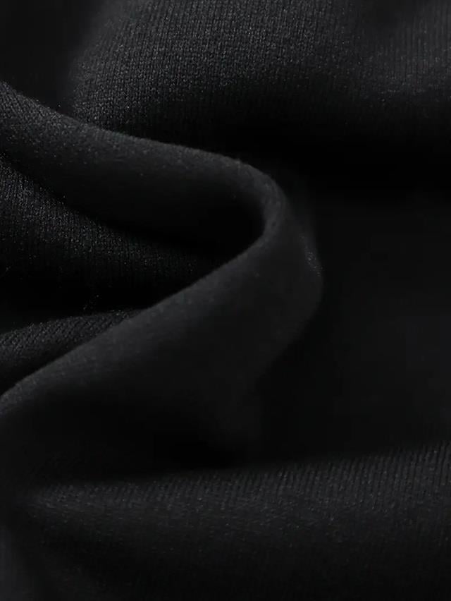 ESC BUTİK Smart Casual Siyah Kapşonlu Sweatshirt