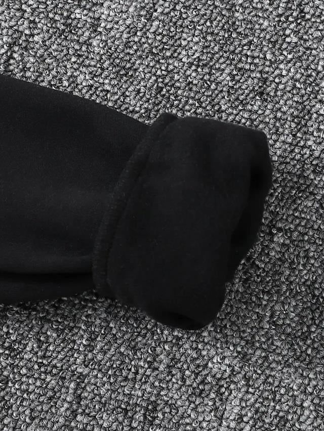 ESC BUTİK Smart Casual Siyah Kapşonlu Sweatshirt