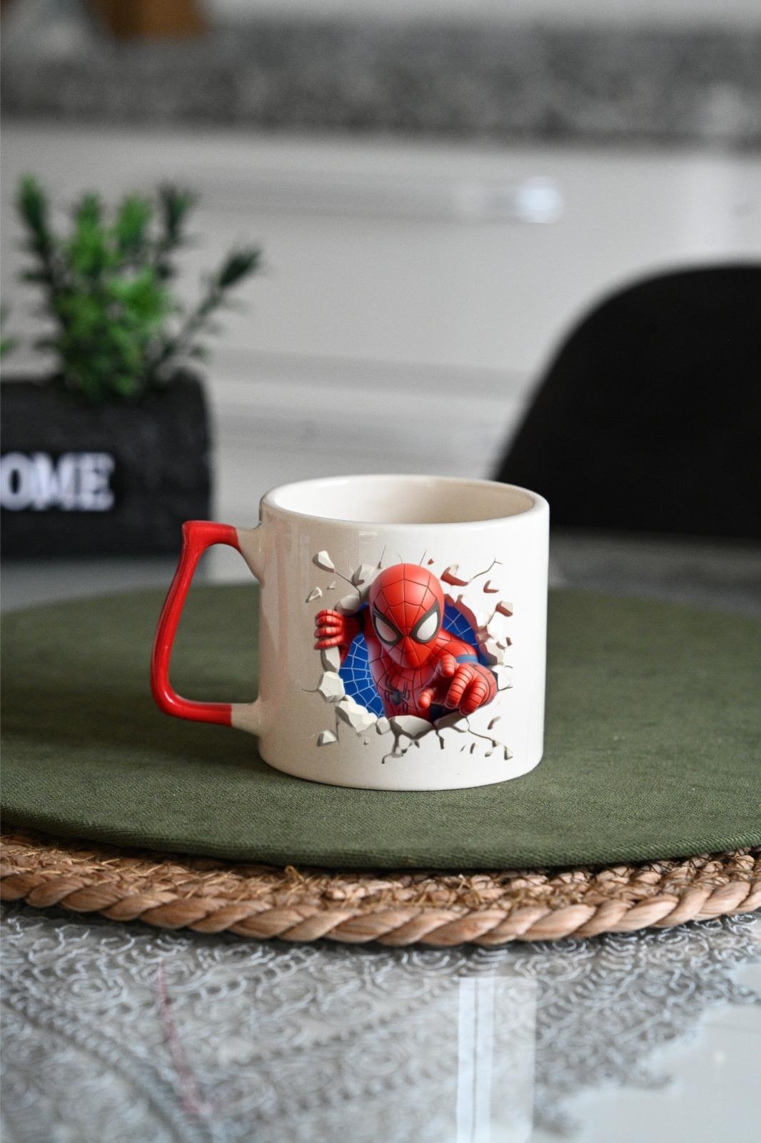 ESC BUTİK Spider Beyaz Kupa