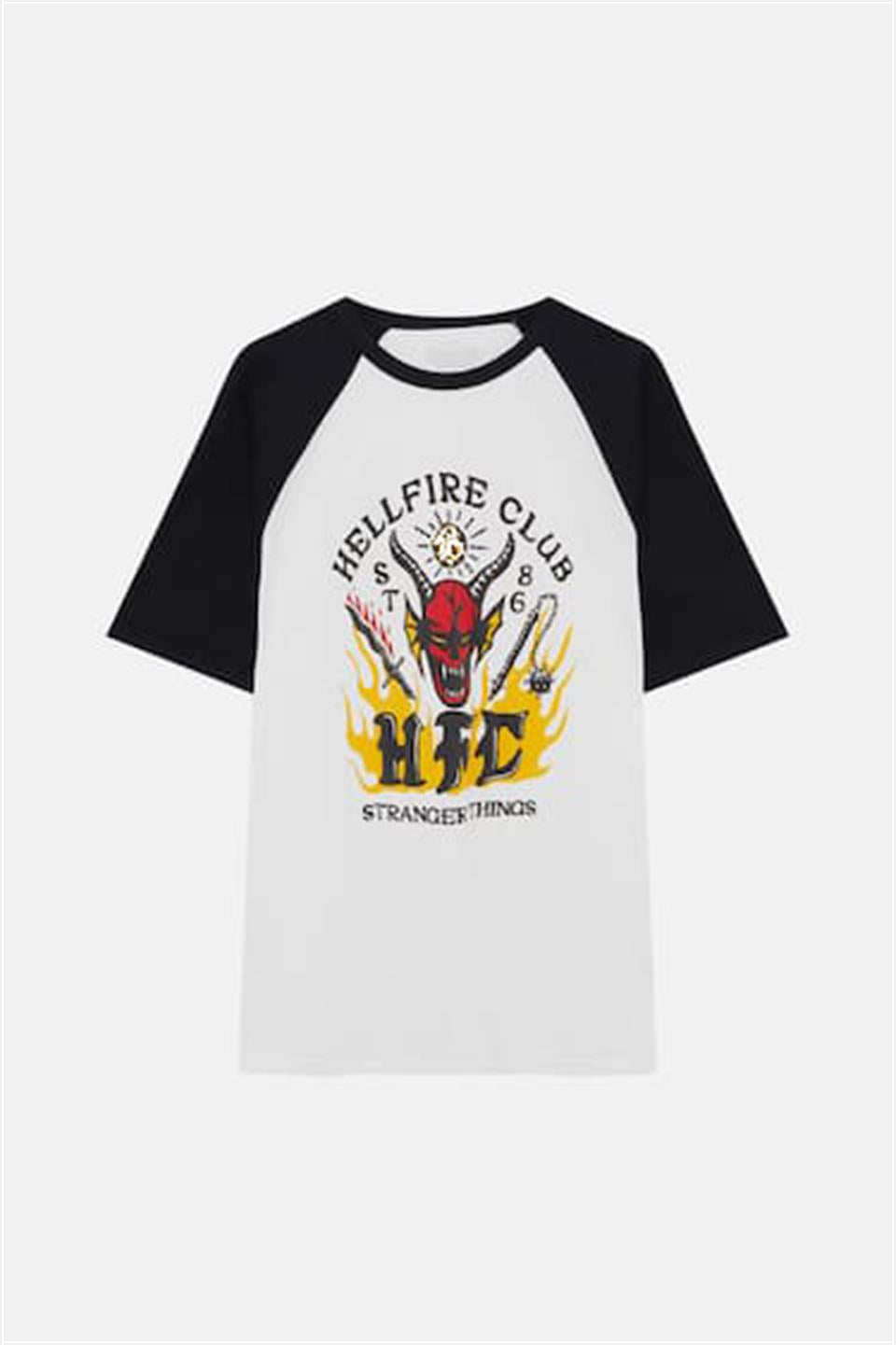 ESC BUTİK Stranger Things HellFire Club Unisex Oversize T-shirt