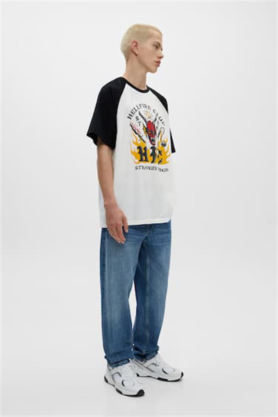 ESC BUTİK Stranger Things HellFire Club Unisex Oversize T-shirt