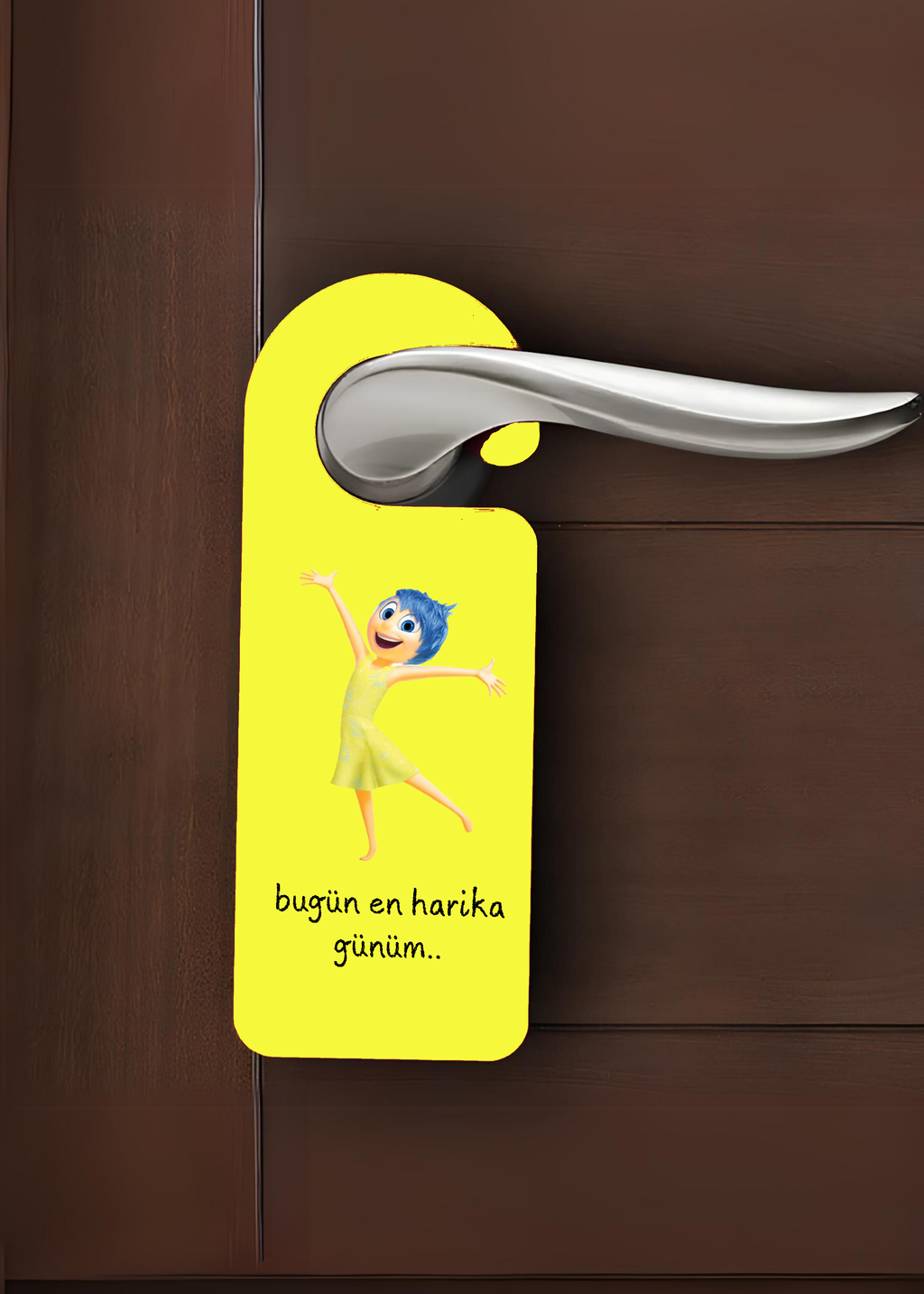 ESC BUTİK Ters Yüz Rahatsız Etme Kapı Askısı