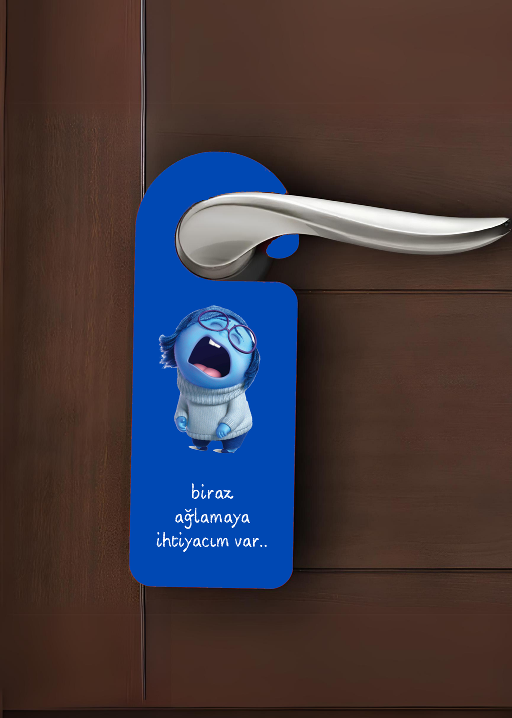 ESC BUTİK Ters Yüz Rahatsız Etme Kapı Askısı