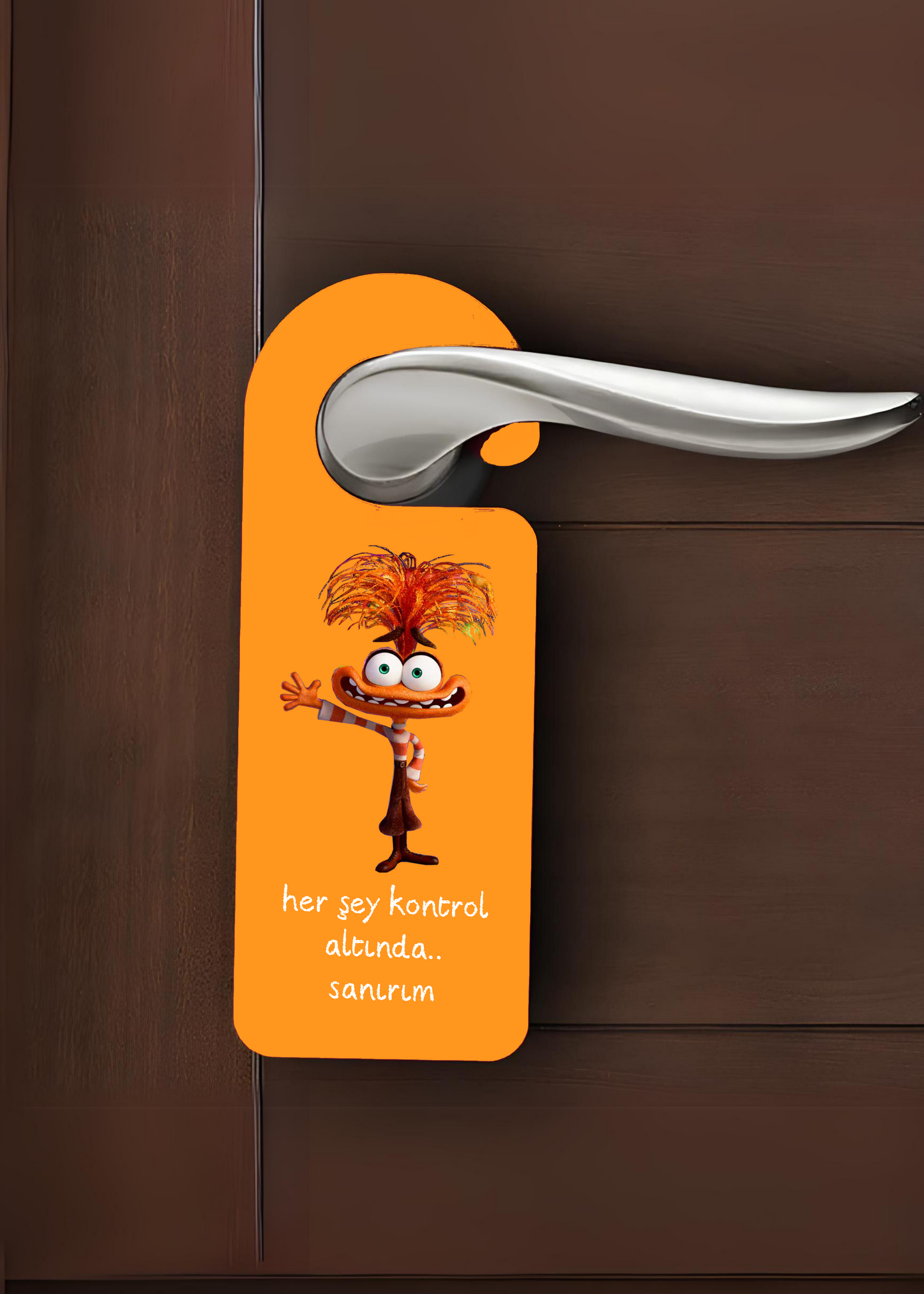 ESC BUTİK Ters Yüz Rahatsız Etme Kapı Askısı