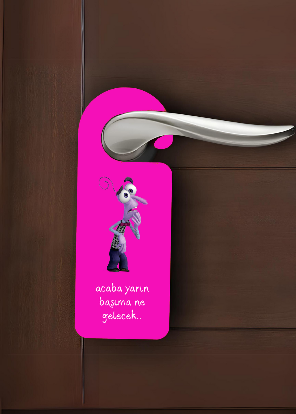 ESC BUTİK Ters Yüz Rahatsız Etme Kapı Askısı