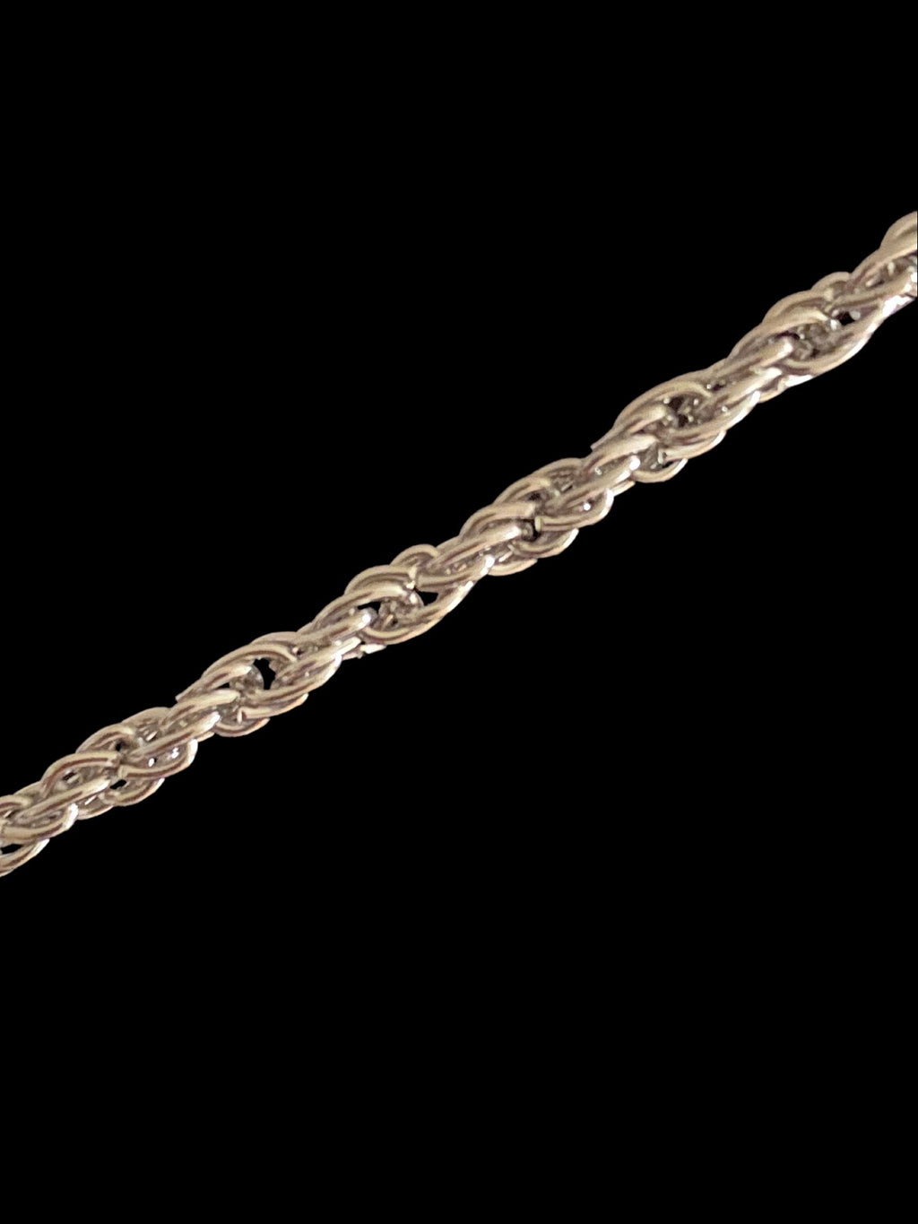 Antik Gümüş Kaplama Unisex Zincirli Haç Kolye